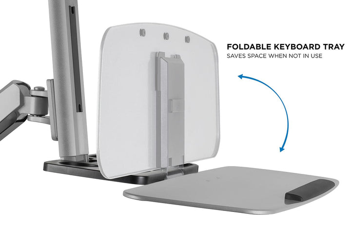Mount It - Wall Mounted Dual Monitor Workstation