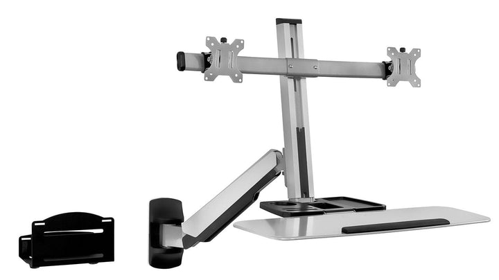 Mount It - Wall Mounted Dual Monitor Workstation