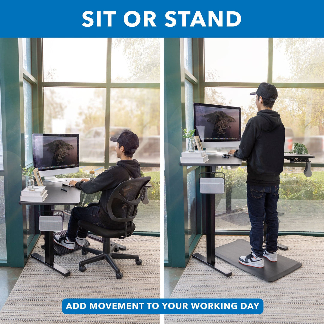 Height Adjustable Corner Sit-Stand Desk