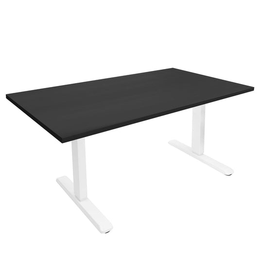 Mount It Electric Standing Desk with 55" Tabletop - White Base