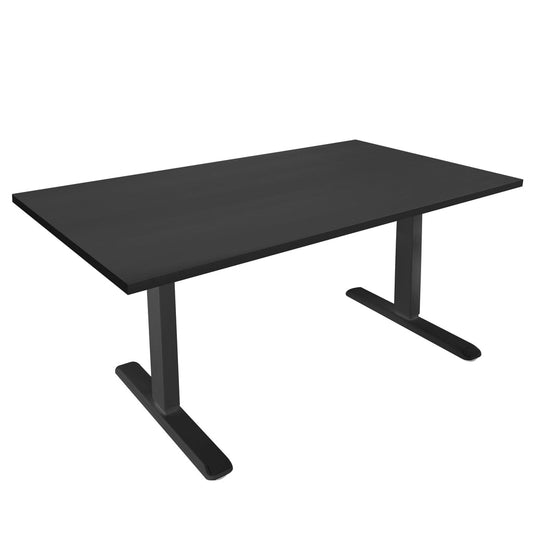 Mount It Electric Standing Desk with 55" Tabletop - Black Base