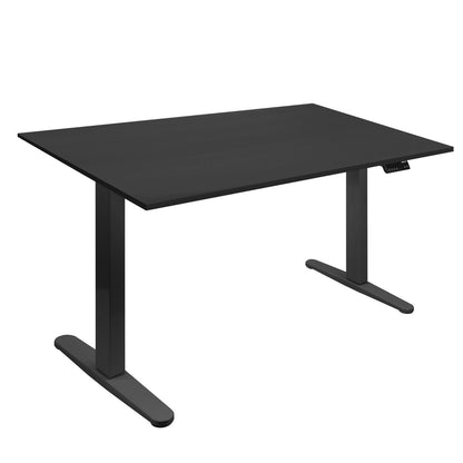 Mount It - Dual Motor Electric Standing Desk with 55" Tabletop - Black Base