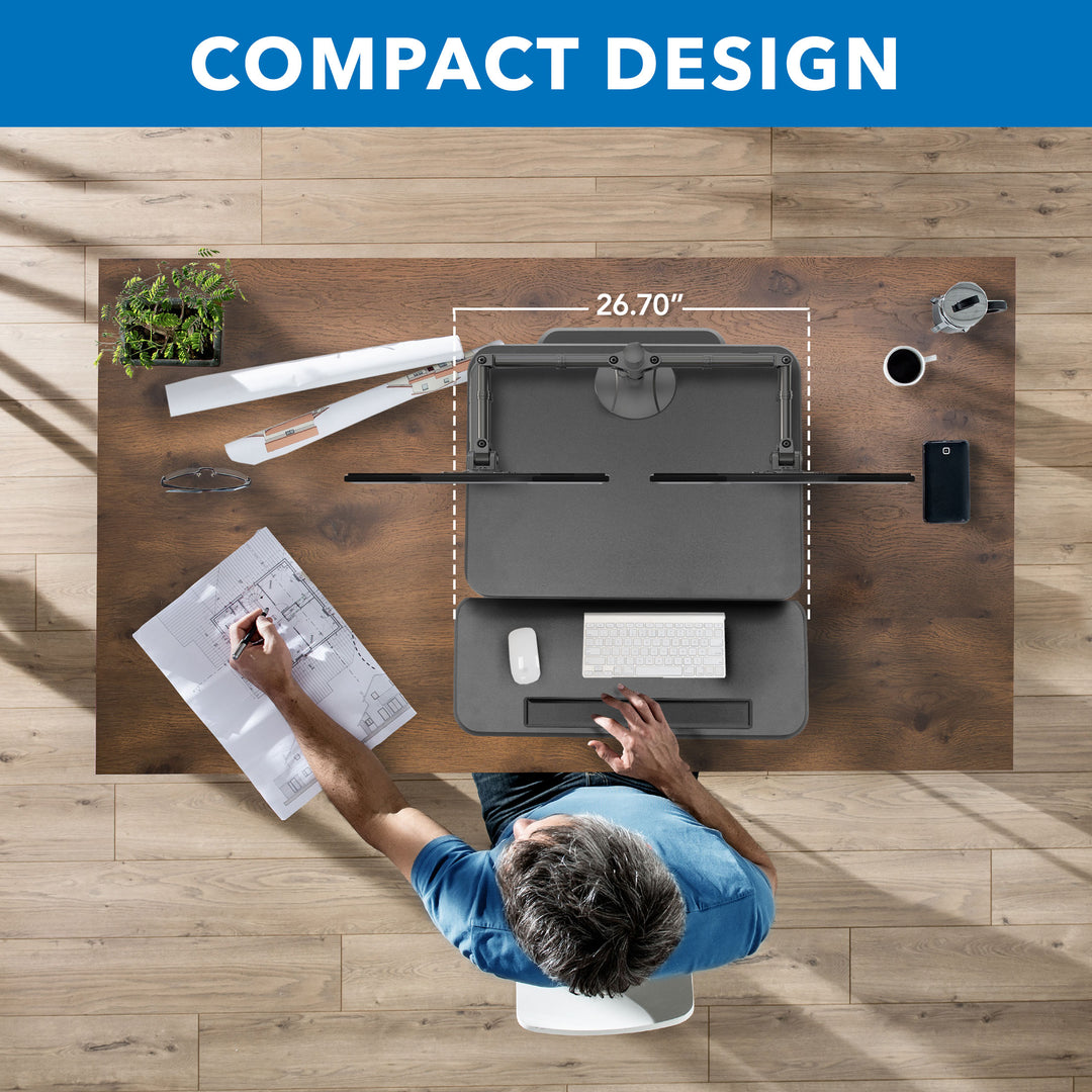 Mount It - Dual Monitor Sit-Stand Desk Converter