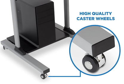 Mount It - Height Adjustable Rolling Stand up Desk MI-7940