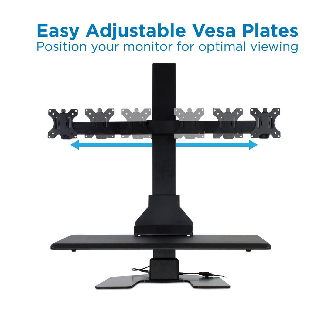 Wide Motorized Sit-Stand Desk Converter