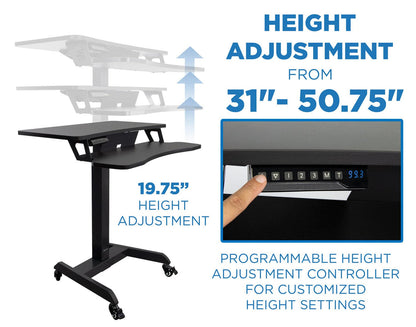 Electric Mobile Standing Desk