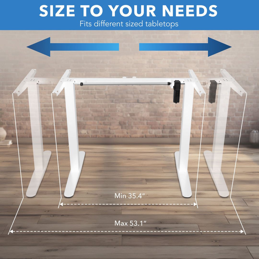 Mount It - Single Motor Electric Standing Desk Base