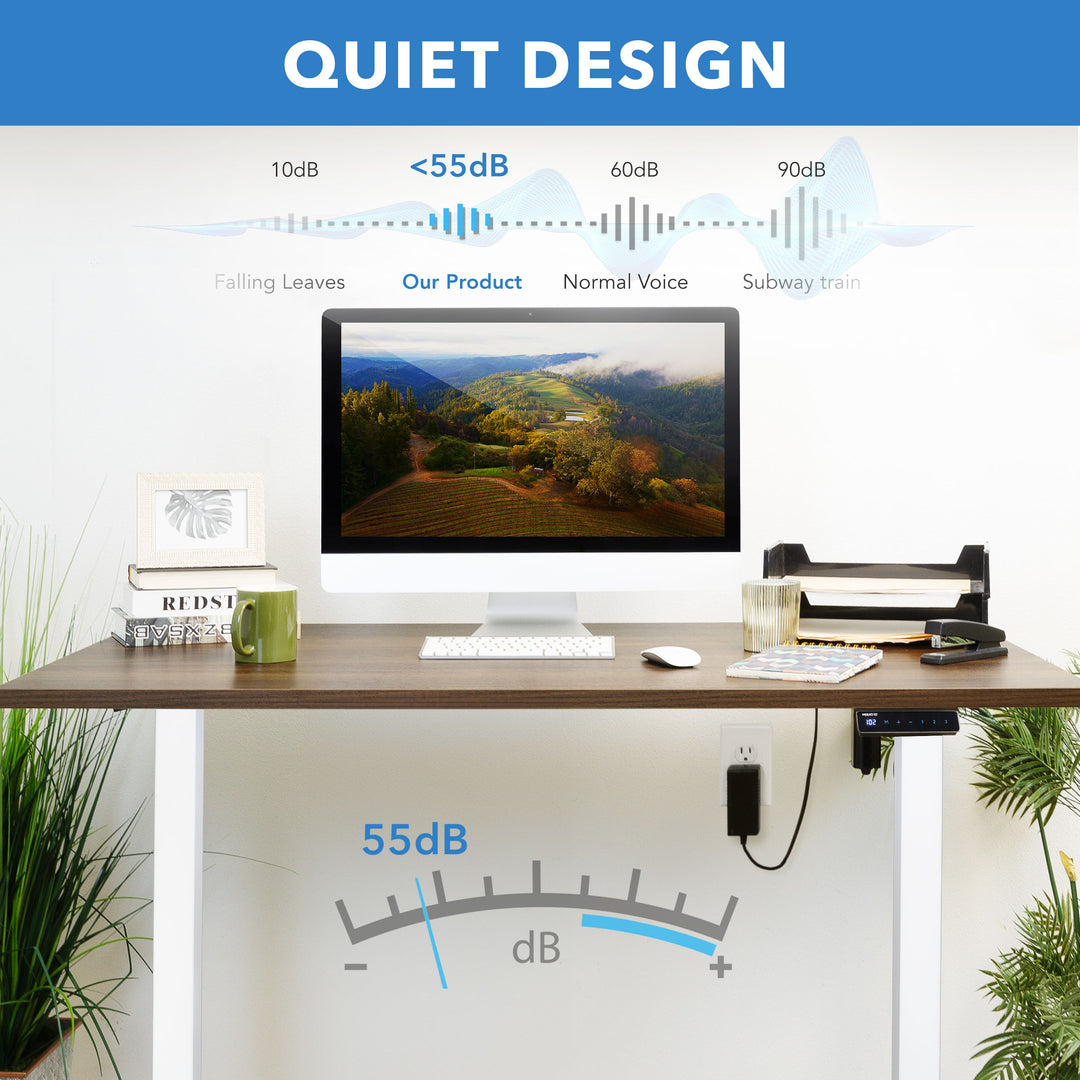 Mount It - Single Motor Electric Standing Desk Base