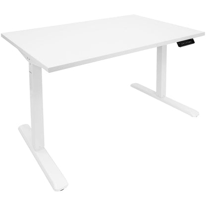 Electric Standing Desk with 48" Tabletop - White Base