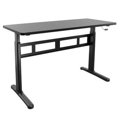 Hand Crank Standing Desk with 55" Tabletop