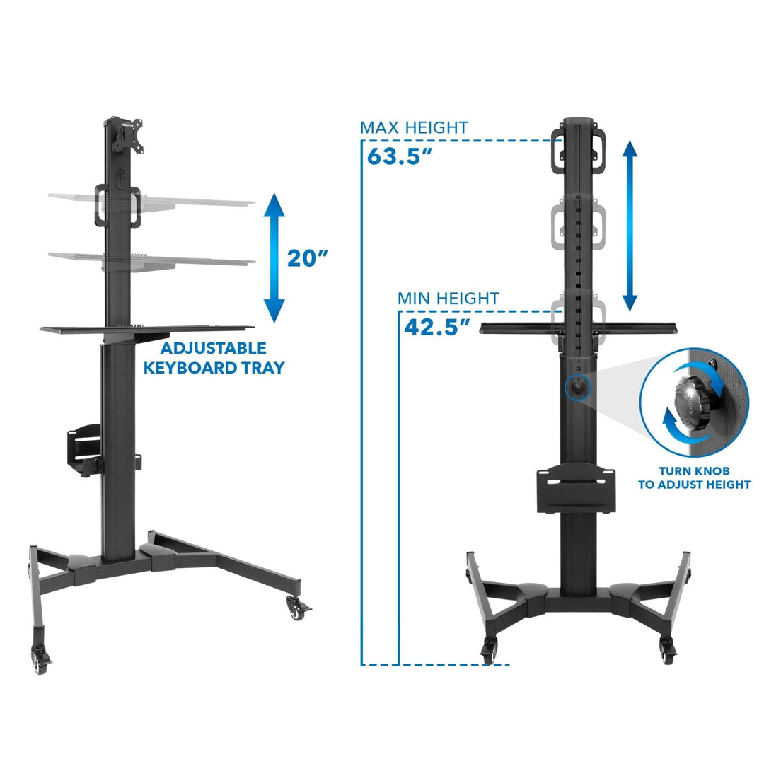 Mount It - Mobile PC Workstation