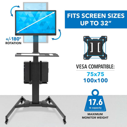 Mount It - Mobile PC Workstation