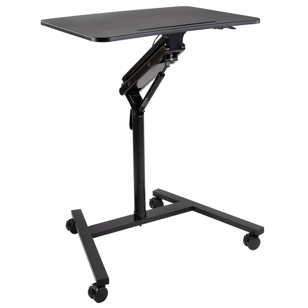 Mount It - Mobile Standing Desk with Locking Wheels