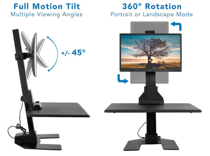 Mount It - Motorized Sit-Stand Desk Converter