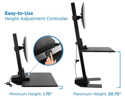 Mount It - Motorized Sit-Stand Desk Converter