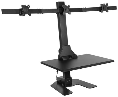 Standing Desk Converter with Triple Monitor Mount